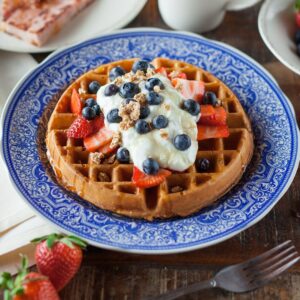 Fruit Waffles